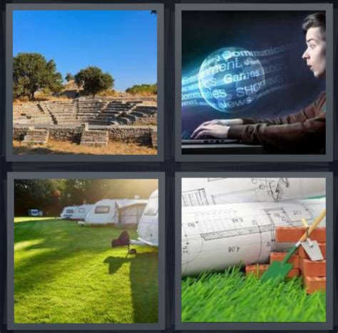 4 Pics 1 Word Answer for Blueprint, Cart.